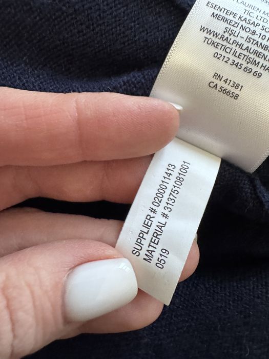 Polo ralph lauren дитяча сукня з вовною р. 7 130 см оригінал PRL