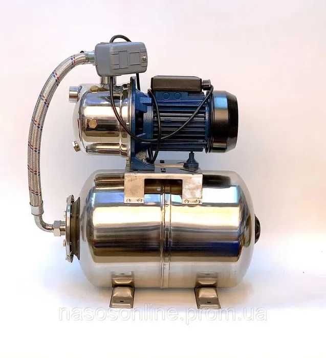 Станція Насосна 1,5 KW Нержавійка Польська (ТІЛЬКИ ДОСТАВКА ПОШТОЮ)