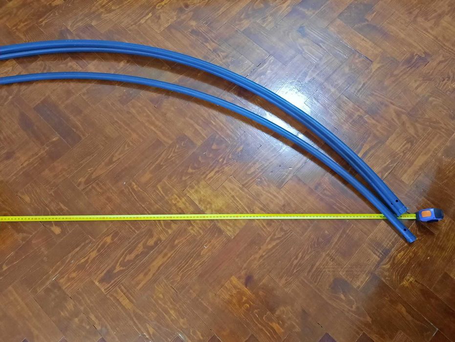 3 Barras de Ferro Semicirculares | Acima de 2 metros cada