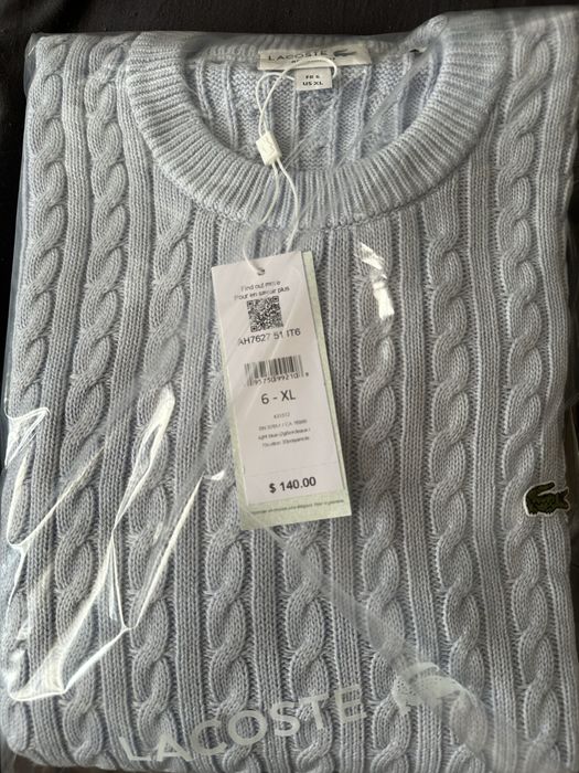 Новий светр  lacoste