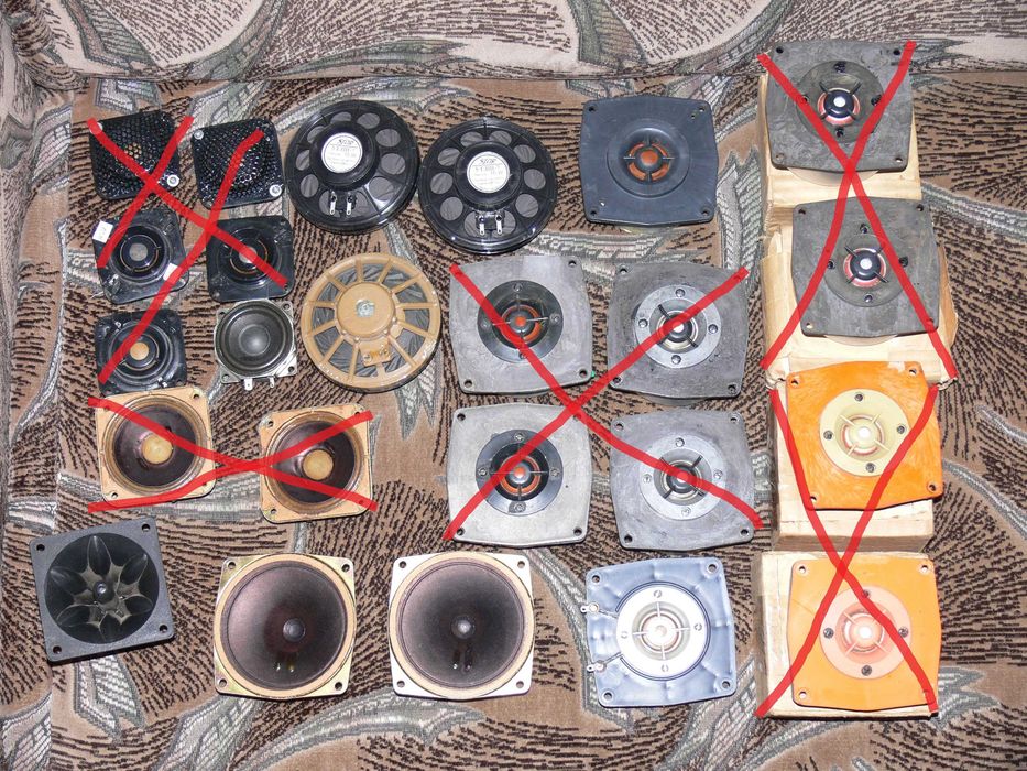 Динаміки різні 30ГД-1, 15ГД11Б, SONY, RFT L1714, 3ГД-31, 10ГДВ, 4ГД-53: ...