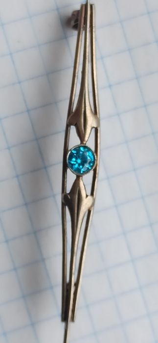 Брошь, брошка серебро 875, АМЮ8, СССР