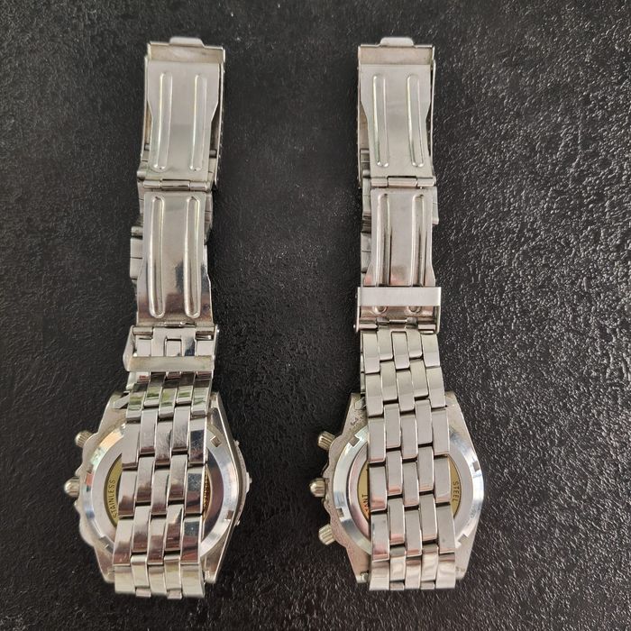 Dwie repliki zegarków Breitling uszkodzone