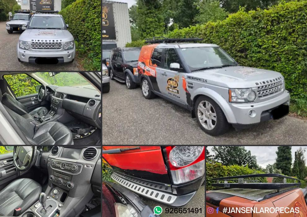 Land Rover Discovery 4 peças usadas bancos farois diversos