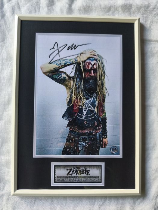 Moldura Rob Zombie com Autógrafo (A4)