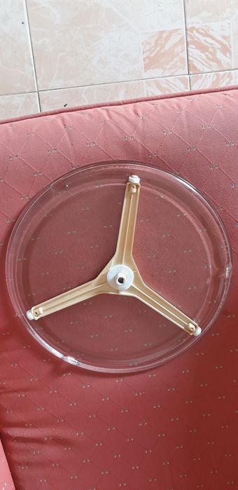 Prato e cruzeta para microondas