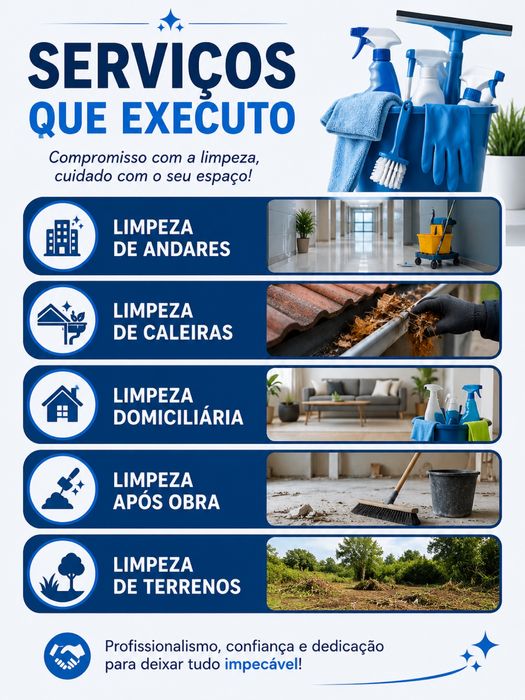 Fazemos limpezas