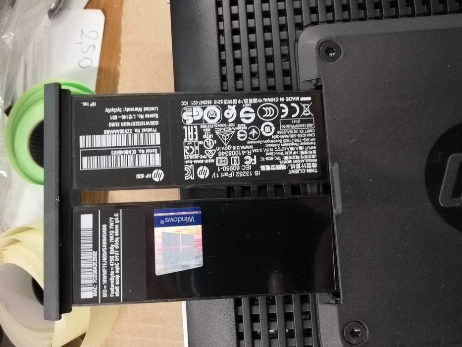 Komputer HP T630 AMD 4x2GHz 16GB RAM/512GB SSD