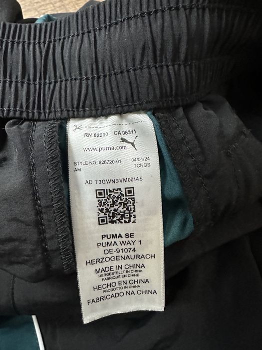 Нейлоновые штаны Puma T7 Play Paris