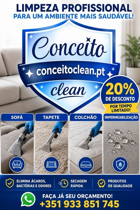 Limpeza de Sofá Tapetes e colchões
