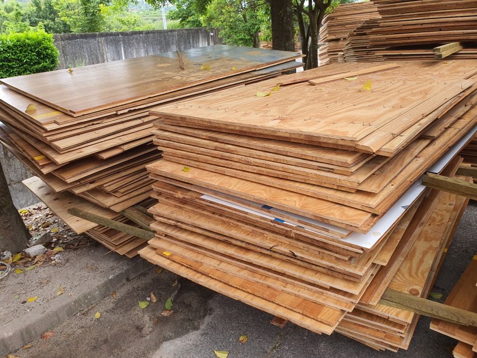 Placas madeira duplas