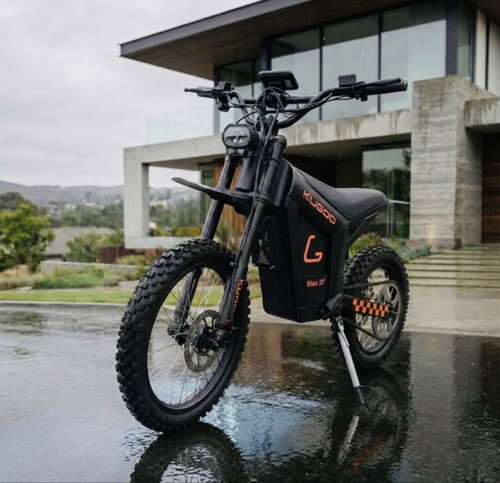 NEW! Електробайк KUGOO Wish 01 BLACK EDITION (2026) З регульованою підвіскою!