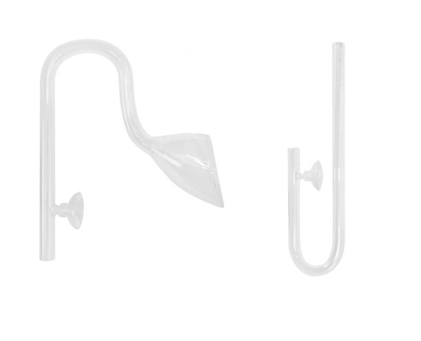 Zestaw wlot i wylot szklany filtra, 12/16mm, Sklep Turkusowe Zoo