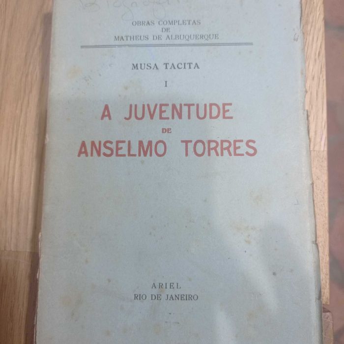 vendo livro a juventude de Anselmo torres