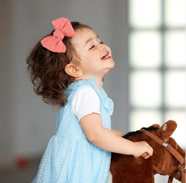 Zestaw dla dziewczynek opaska z kokardą + okulary