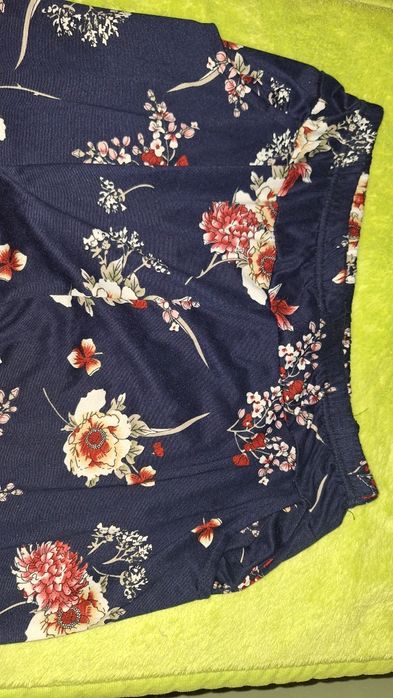 Alladynki 3/4  w kwiaty L/XL