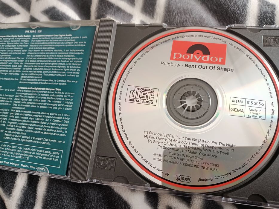Rainbow - Bent Out Of Shape (CD, Album, RP)(vg+)
