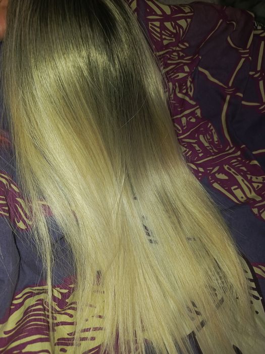 Tupet blond ombre
