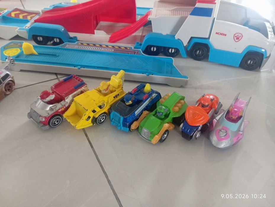 ZESTAW Wieża baza psi patrol patrolowiec pojazdy