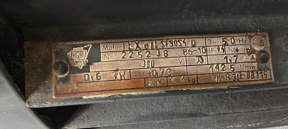 Silnik 0,6kW 380V 1425 ob/min