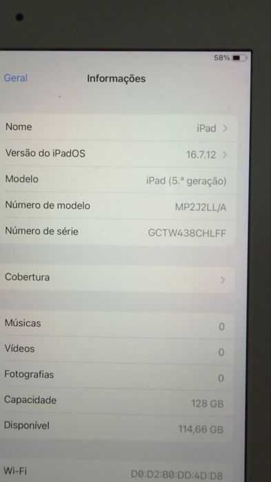 iPad 5th Generation 128 GB461127940152371201