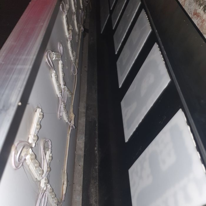 Kaseton reklamowy z ledami  280 x 55 x 10 cm