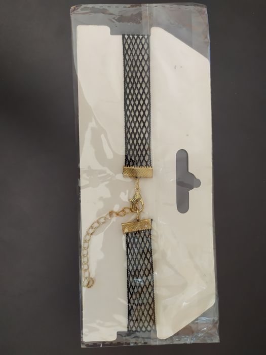choker elástico c/ pendente estrela