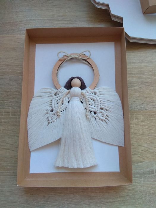 Різдвяний   Янгол  макраме