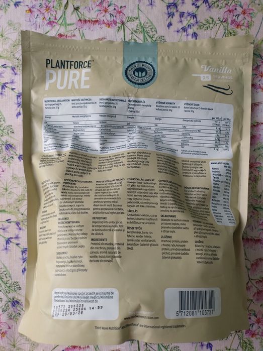 Plantforce Pure odżywka białkowa wegańska