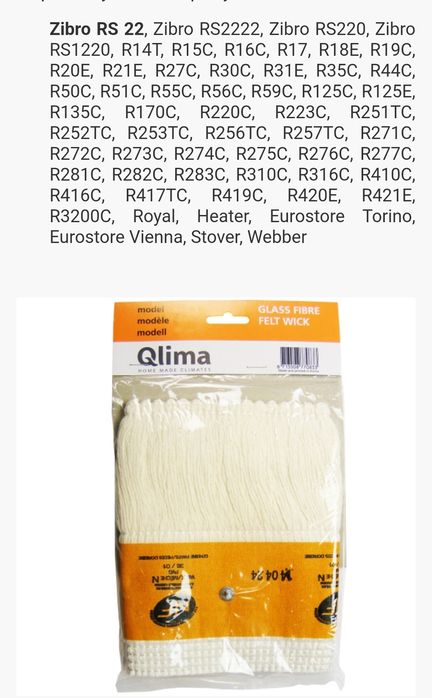 Knot pieca piecyka naftowego zibro kamin Webber różne rozmiary mèche