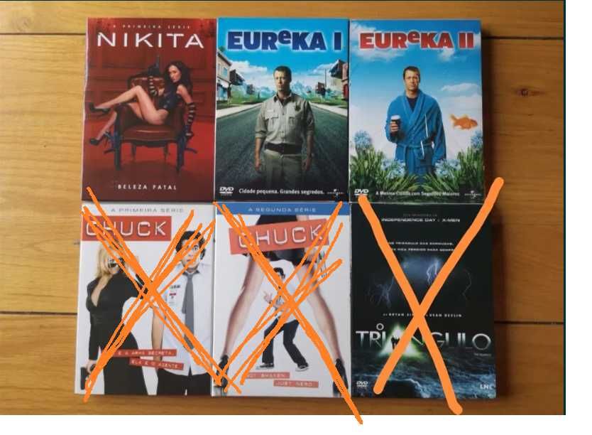 Séries a 5€ - Edições Portuguesas - Eureka e Nikita