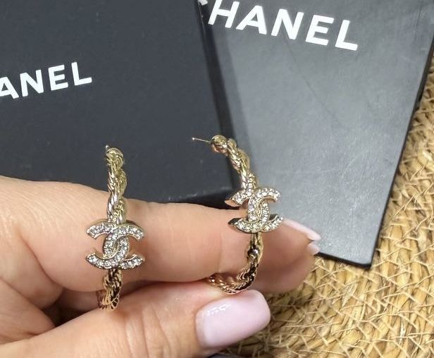 Сережки CHANEL оригінал