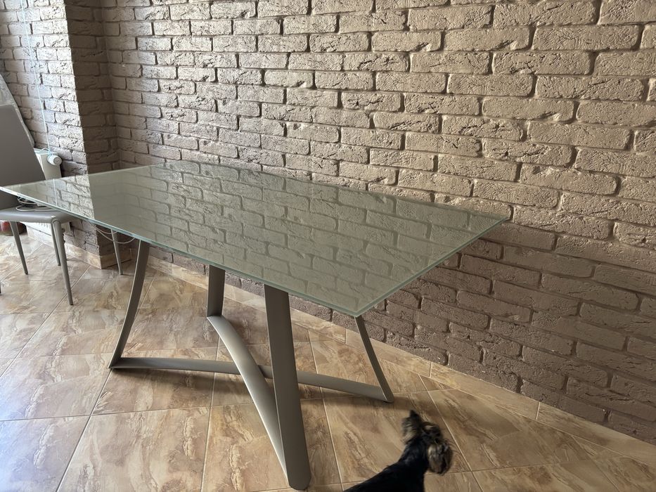 Стіл скляний Tempered glass