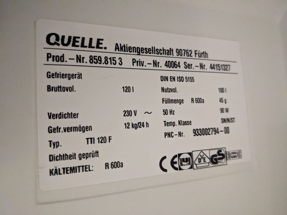 Морозильна камера Privileg з Німеччини!