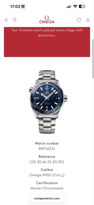 Omega Seamaster Planet Ocean 600m 43,5mm - 2023rok, gwarancja