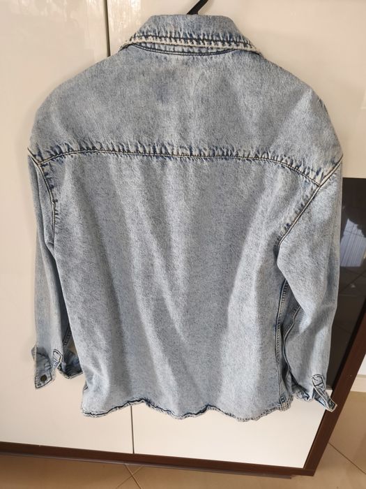 Kurtka jeansowa katana oversize house rozmiar s niebieska jeansowa