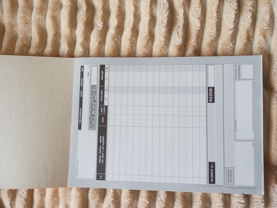 Dowód wewnętrzny K 12