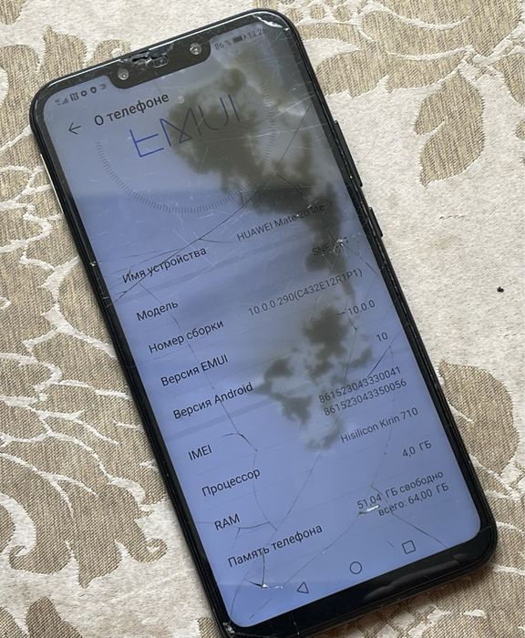 Huawei Mate 20 Lite, 4/64, android 10, NFC