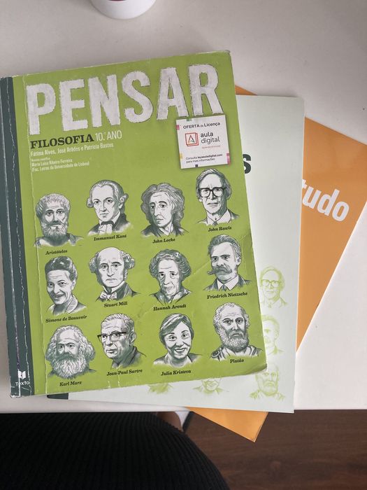Livros Filosofia "PENSAR" 10° ano