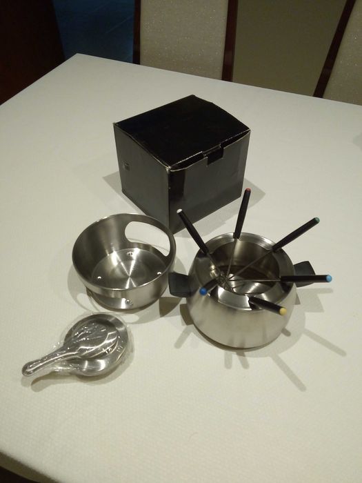 Fondue em Aço Inox Novo