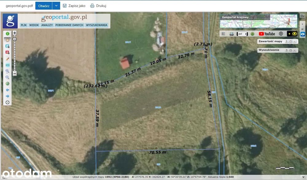 Działka budowlano-usługowa 53-MN/U Trzebieszowice - Widok 2