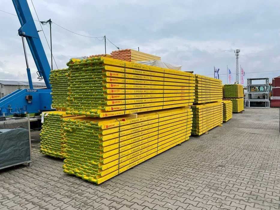 Sklejka szalunkowa Płyta 3-warstwowa żółta klasa1 okucie E 2000x500x21