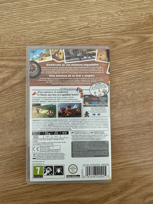 super mario odyssey (pouco usado)