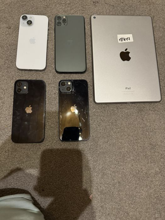 iphone 11 pro max, iphone 12, 13  та 15 великий лот під відновлення