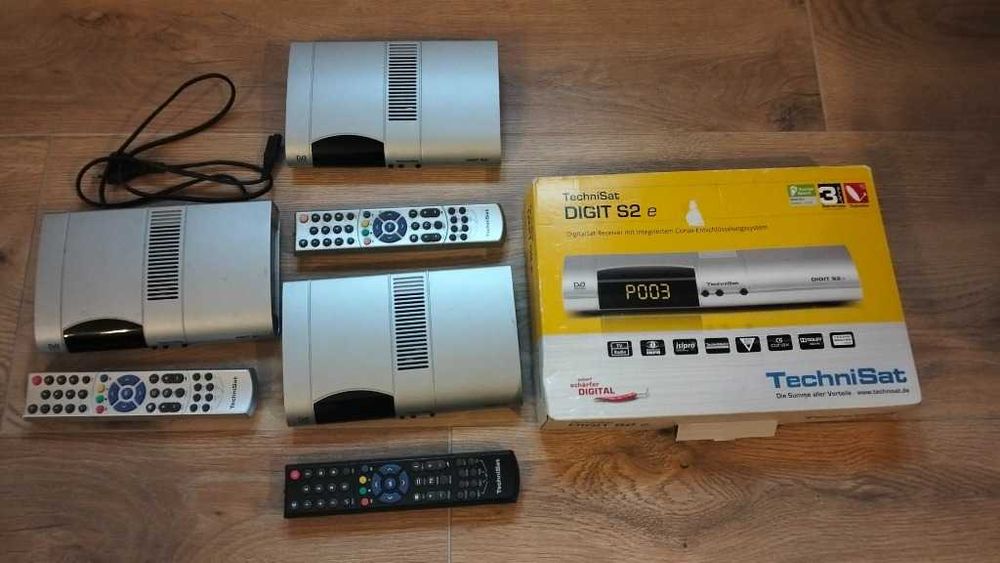 Dekodery Technisat DIGIT S2 z pilotami