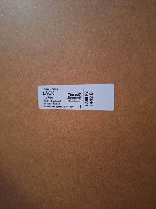 stolik kawowy, biały, LACK, Ikea