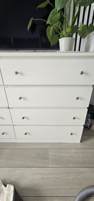 Biała komoda ikea 80x50x110