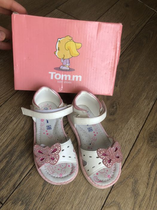 Дитячі босоніжки білі Tom.m детские блсоножки