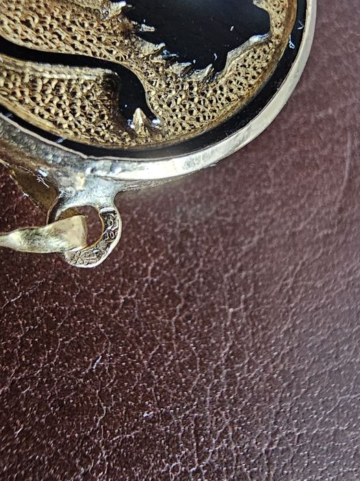 Medalha ouro 19,2k signo Leão