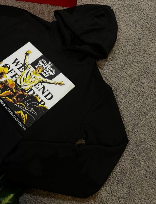 Худі чорна /WEEKEND OFFENDER/Вікенд/толстовка/weekend offender/ВІКЕНД